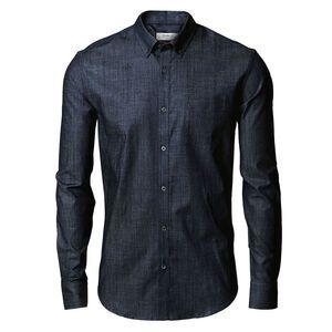 Nimbus Mens Torrance Casual Denim Shirt / Indigo Blue